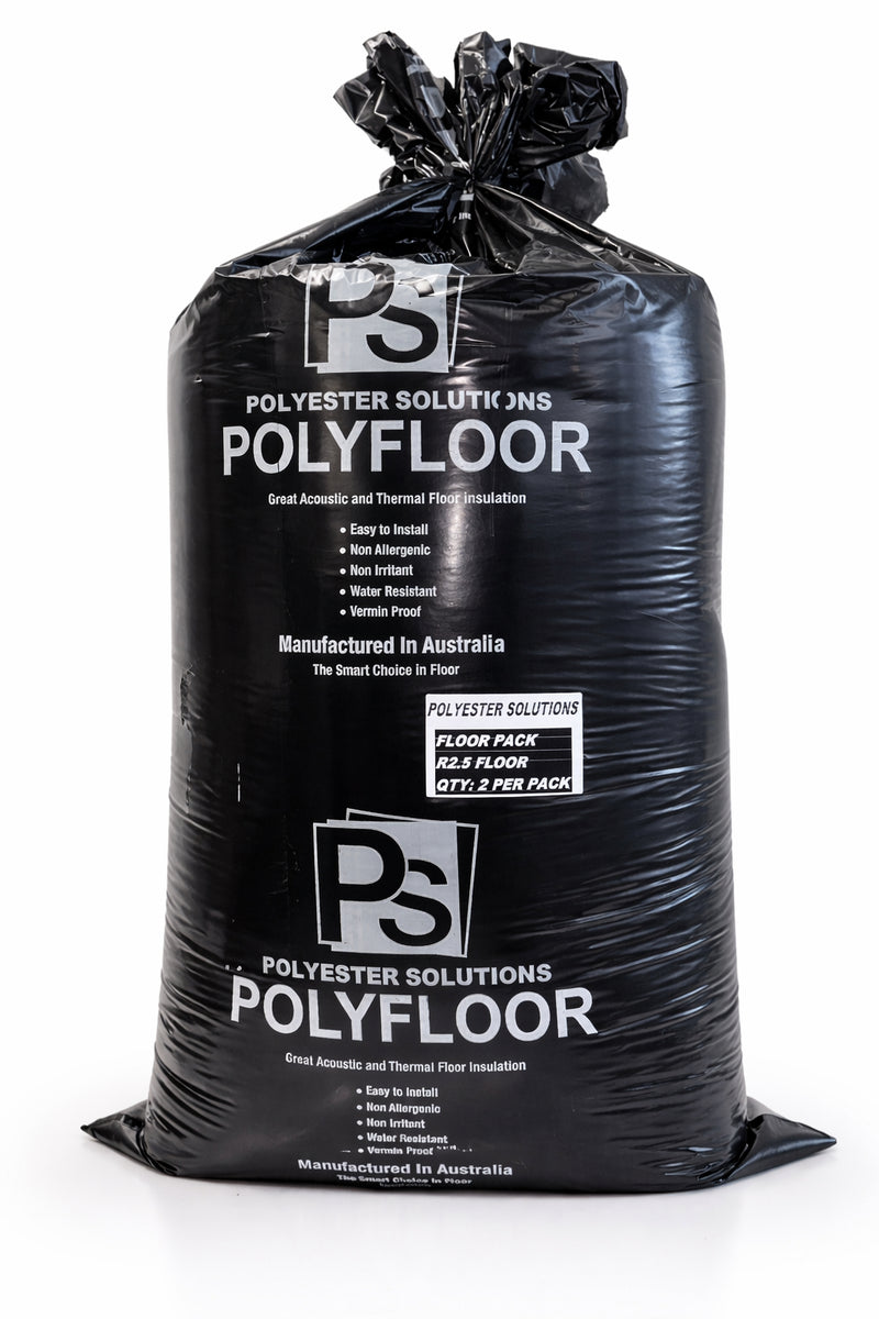 Polyester Floor Seal Underfloor Insulation Batts - R2.5 - 8m x 450mm